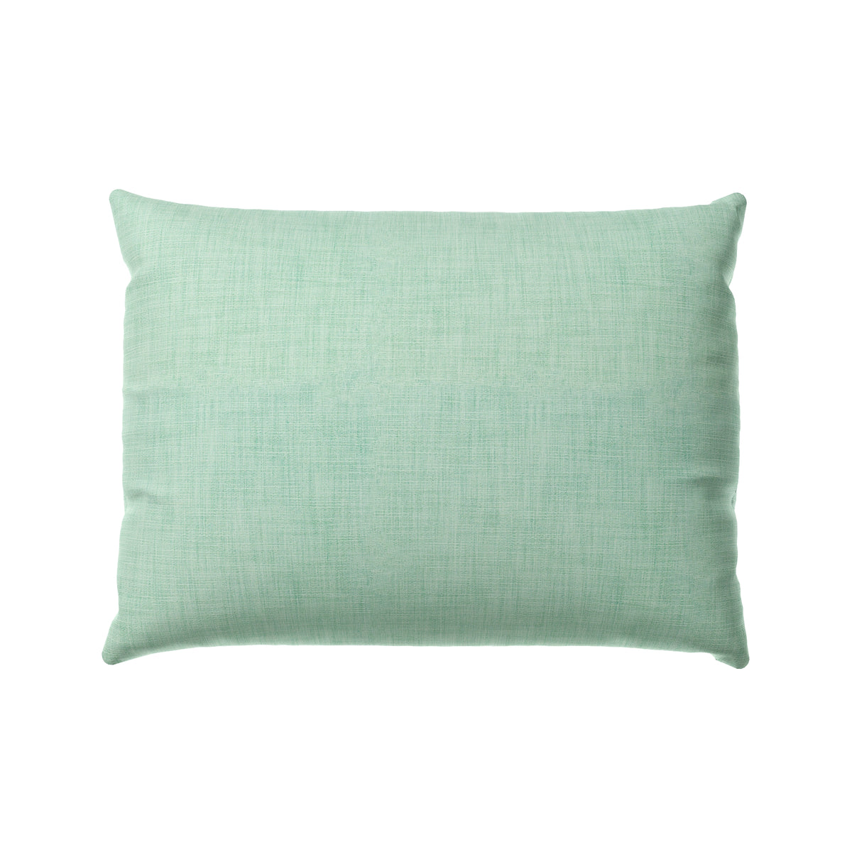 Boudoir Pillow in Woven Cotton - Aqua