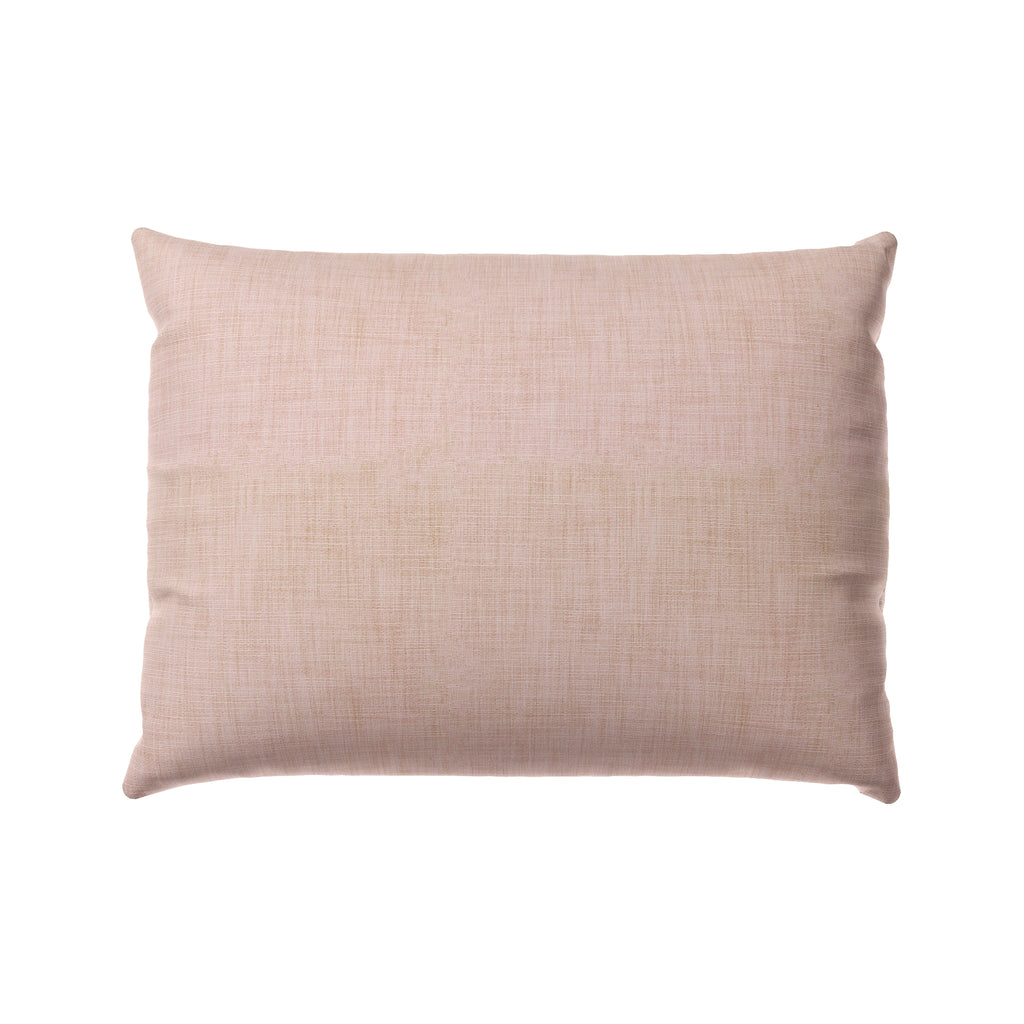 Boudoir Pillow in Woven Cotton - Pink