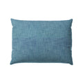 Boudoir Pillow in Woven Cotton - Deep Blue