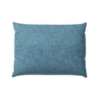 Boudoir Pillow in Woven Cotton - Deep Blue