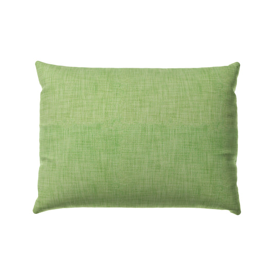 Boudoir Pillow in Woven Cotton - Green