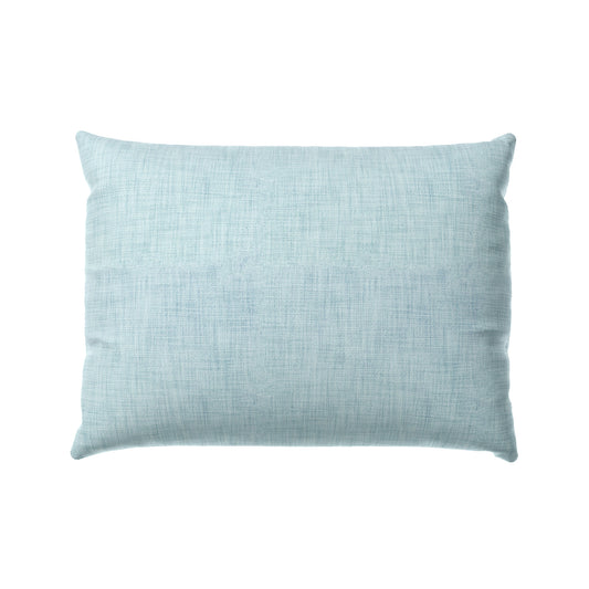 Boudoir Pillow in Woven Cotton - Sky Blue