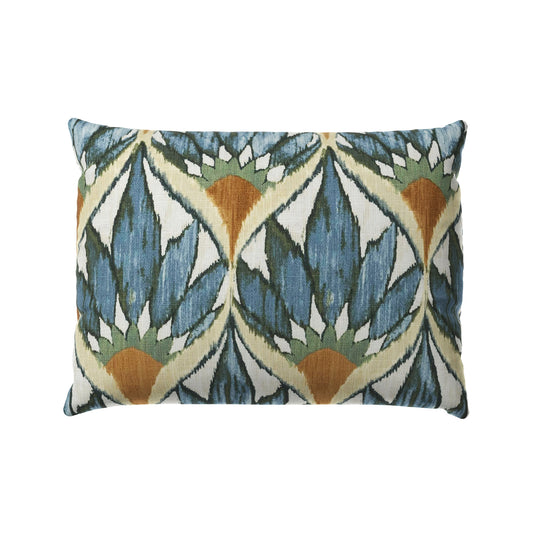 Boudoir Pillow in Petal Press - Aquamarine