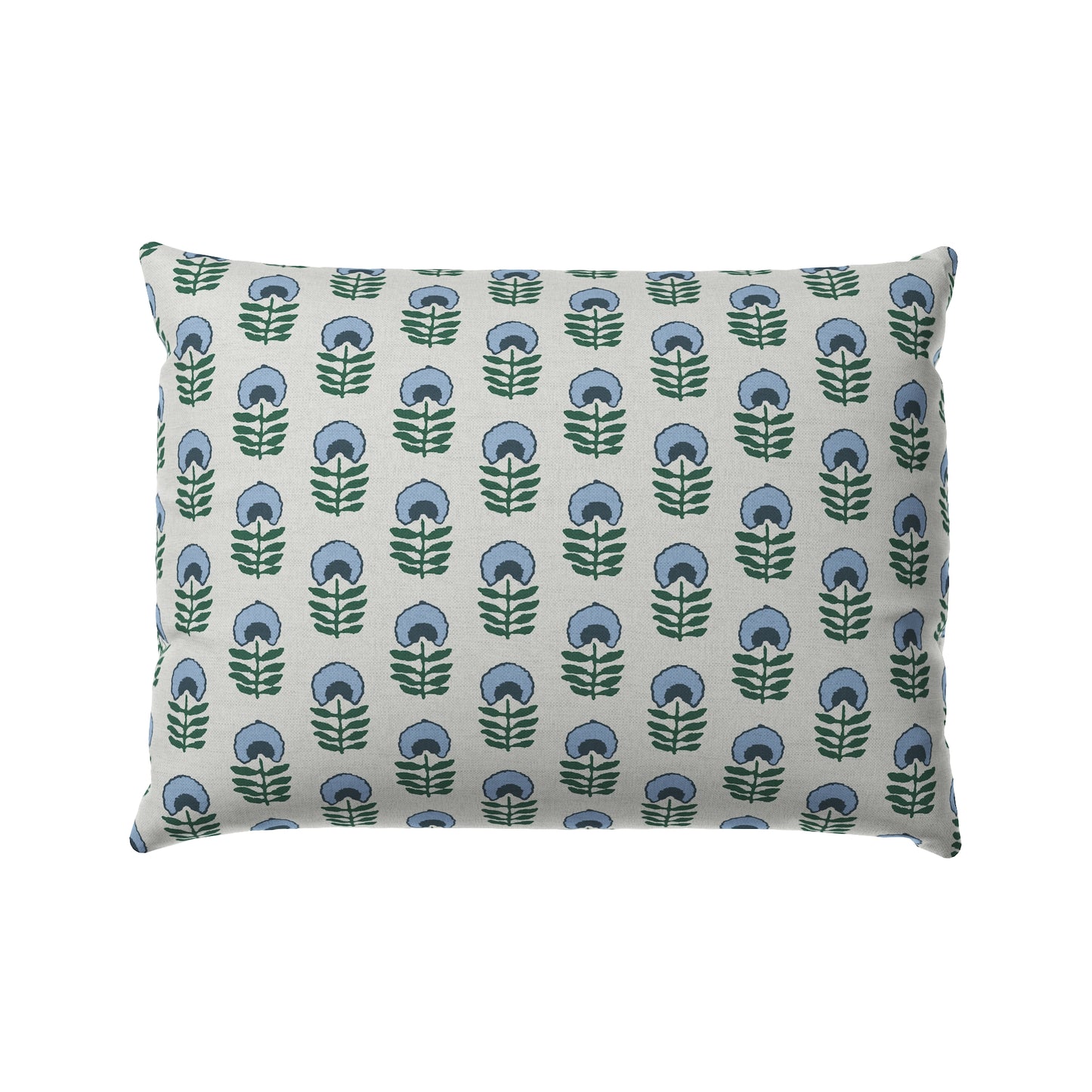 Boudoir Pillow in Mini Florals - Forest