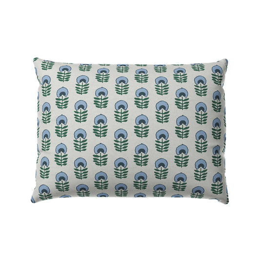 Boudoir Pillow in Mini Florals - Forest