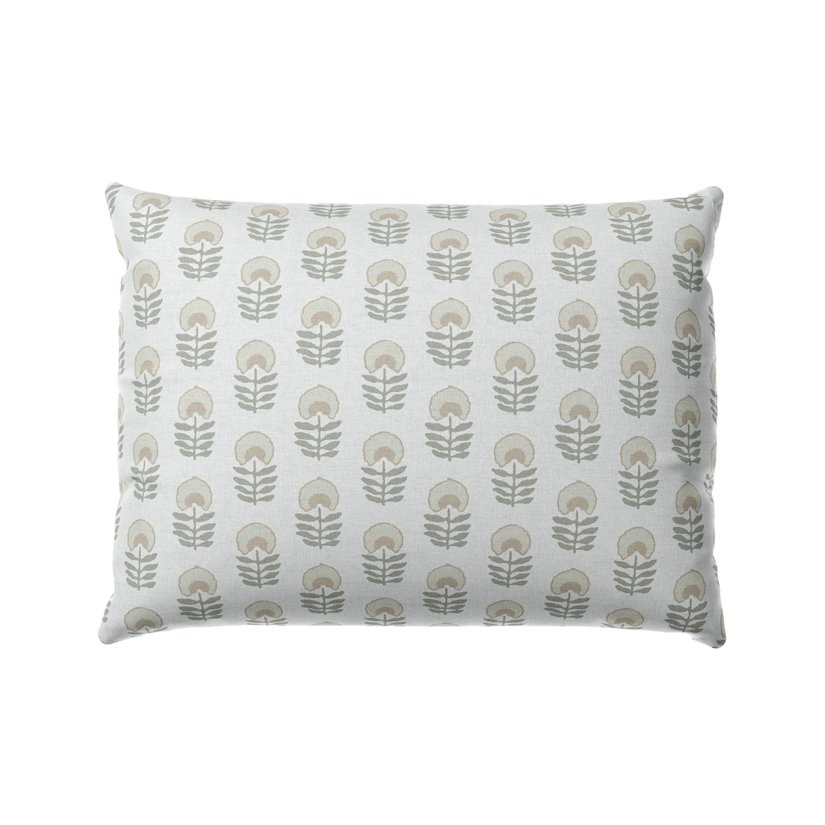 Boudoir Pillow in Mini Florals - Ivory