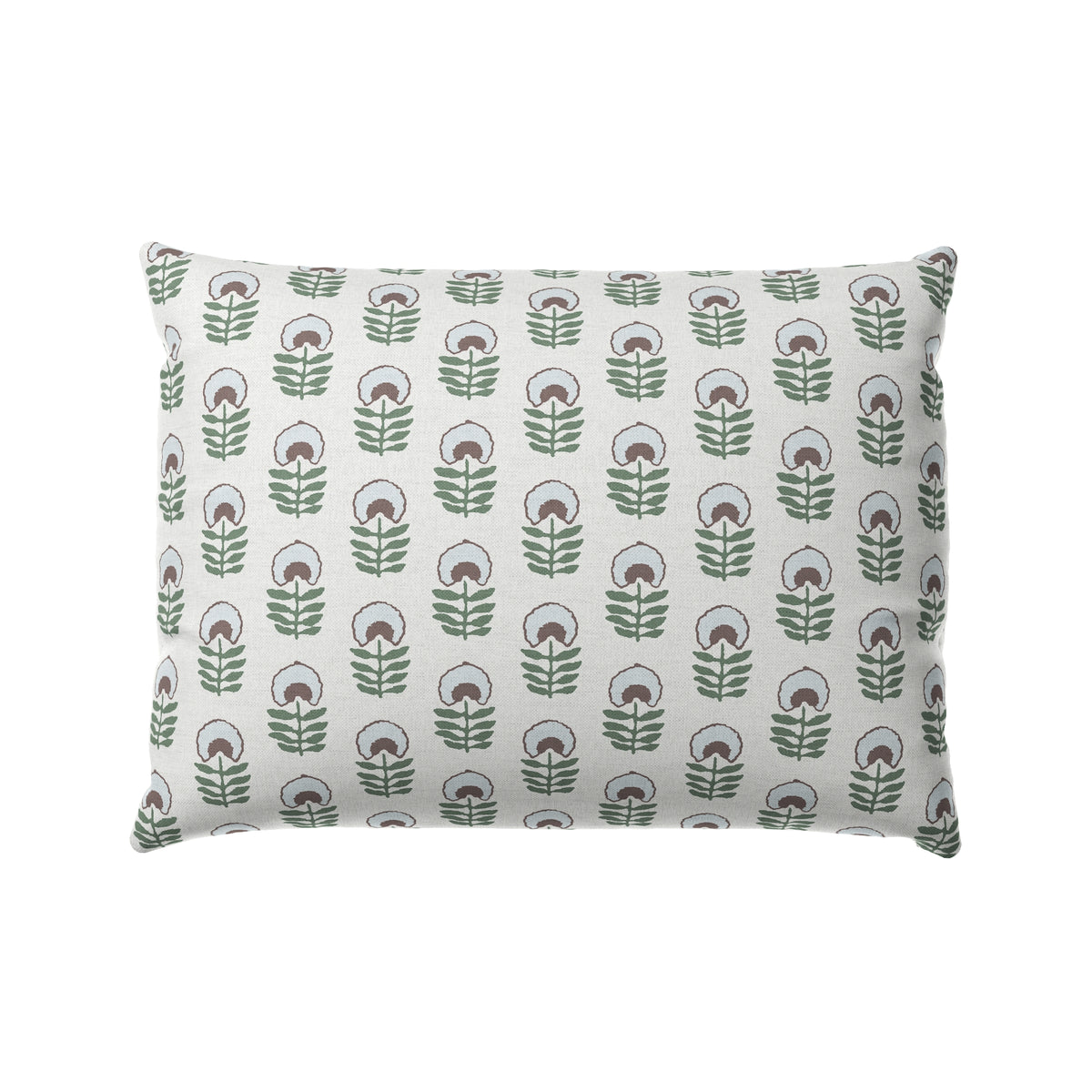 Boudoir Pillow in Mini Florals - Sky Garden