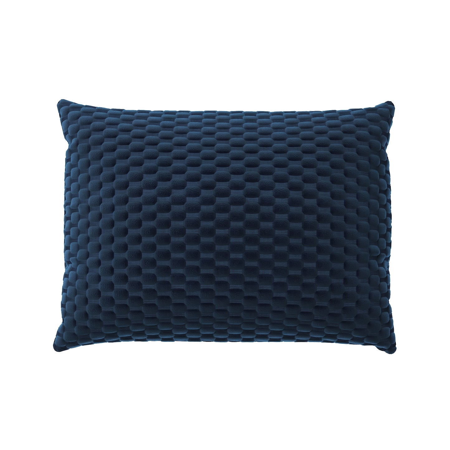 Boudoir Pillow in Check Mate - Navy