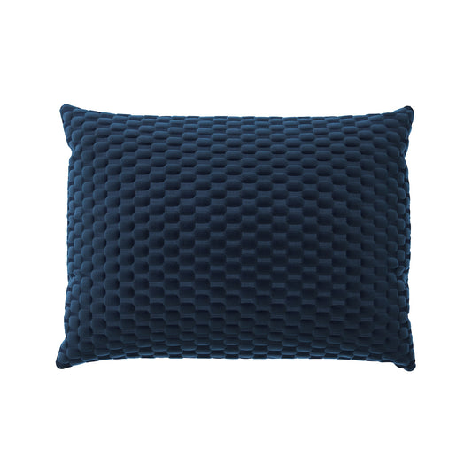 Boudoir Pillow in Check Mate - Navy