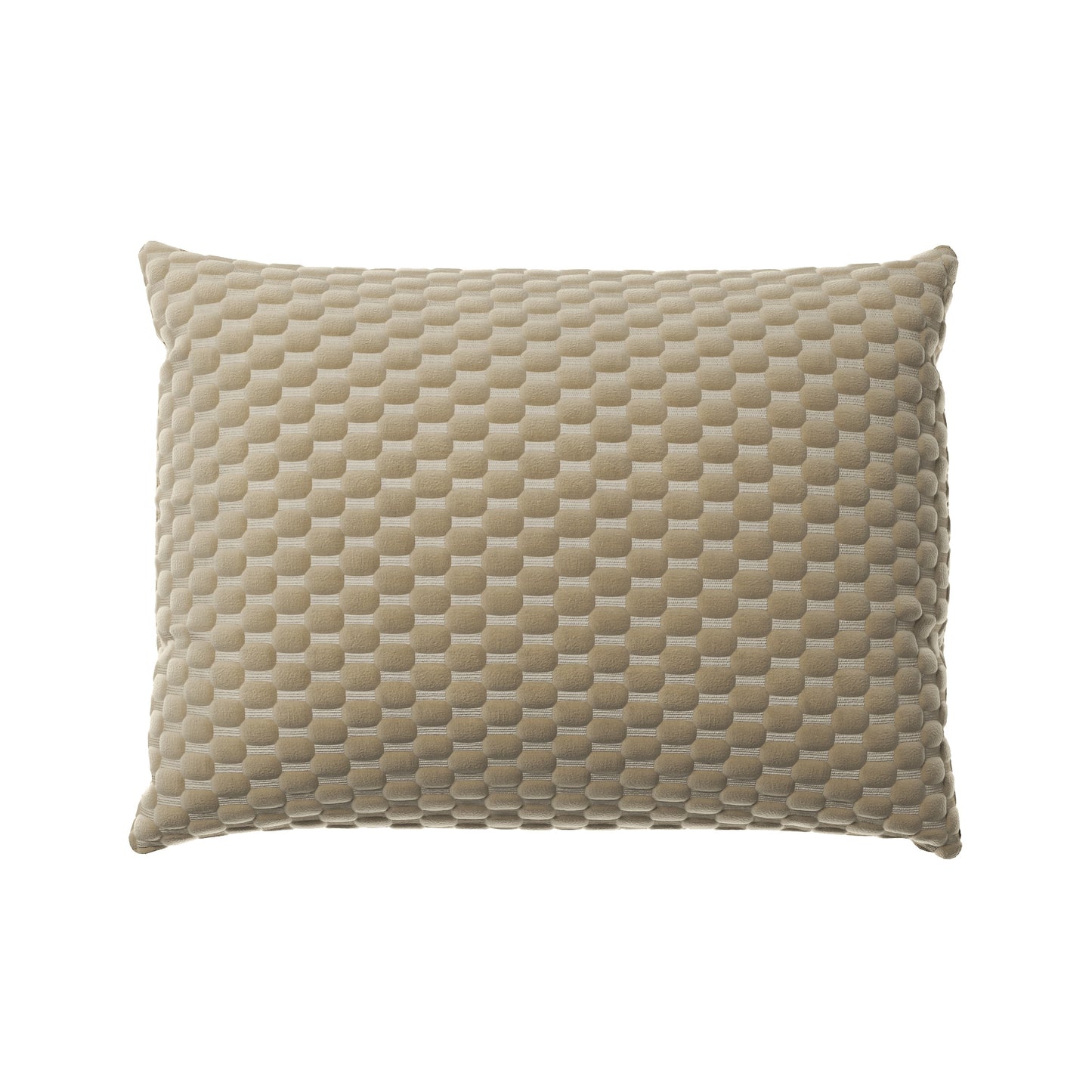 Boudoir Pillow in Check Mate - Cream