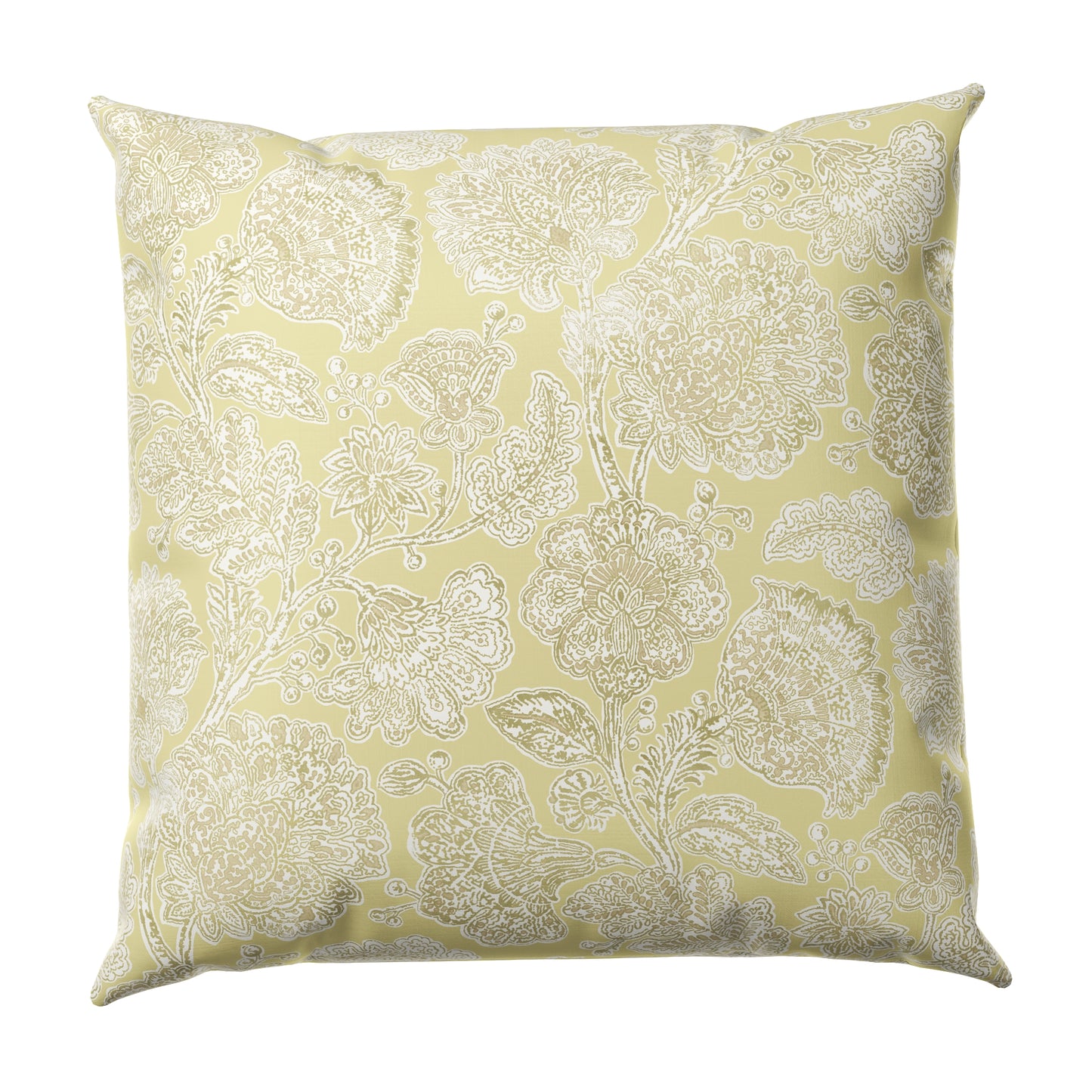 Throw Pillow in English Garden - Honey