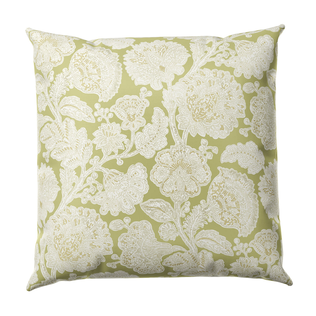Throw Pillow in English Garden - Sage