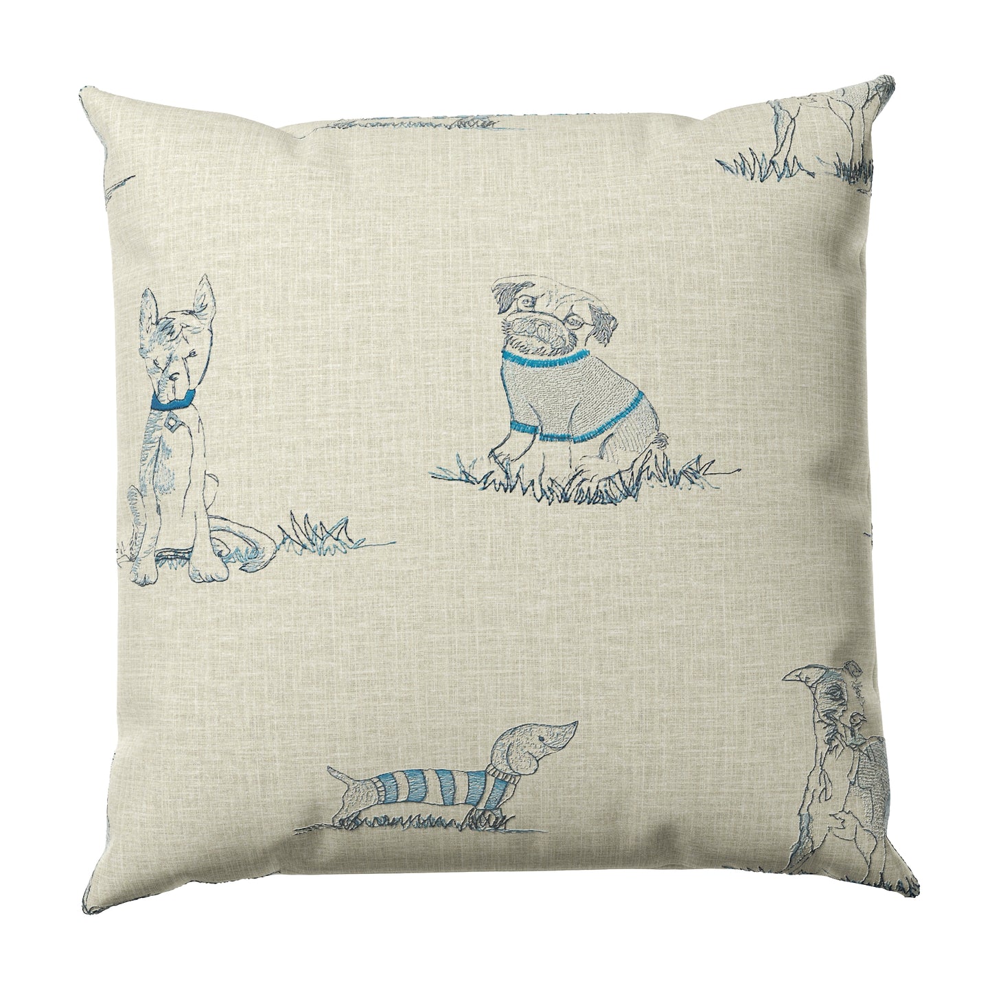 Throw Pillow in Duffy - Bone