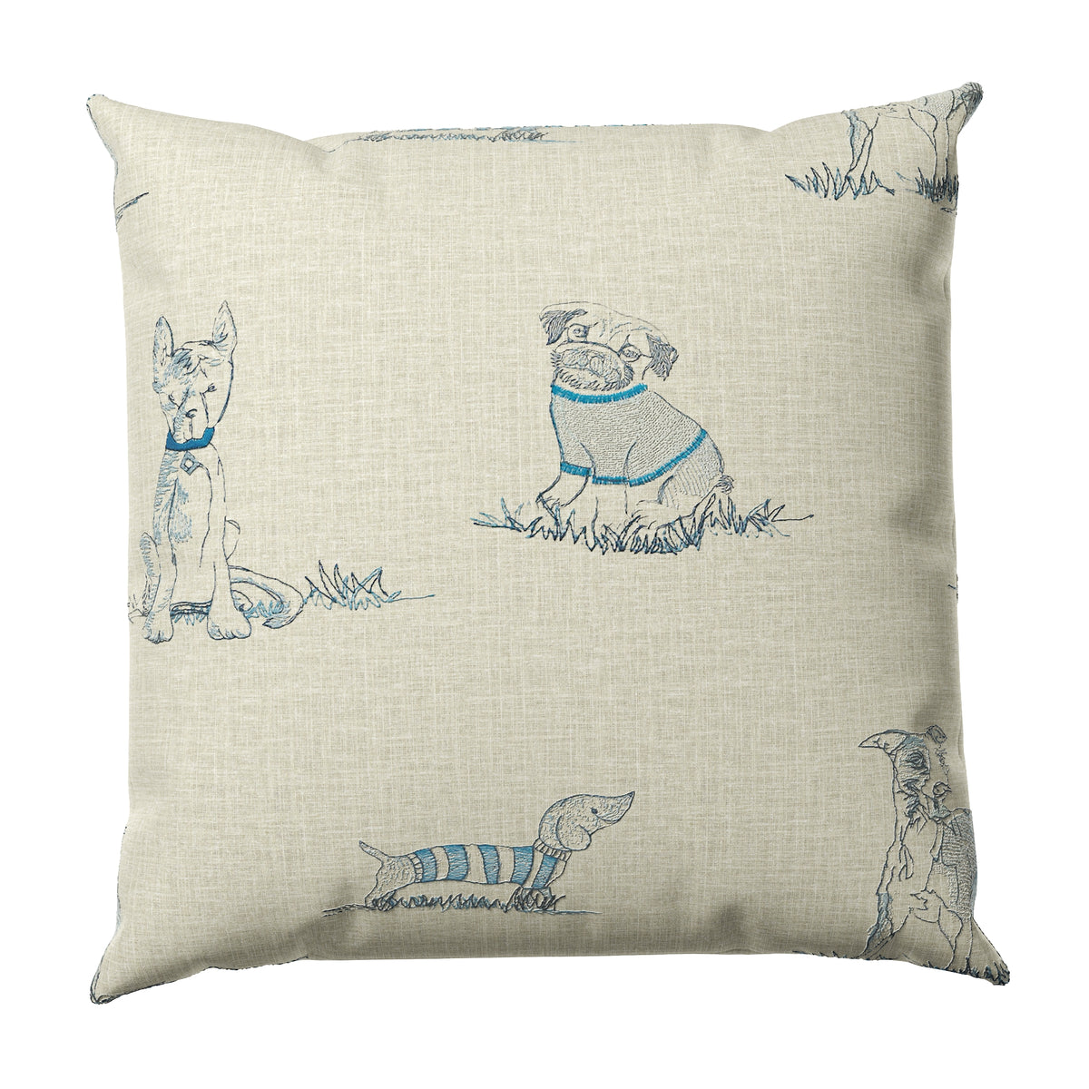 Throw Pillow in Duffy - Bone