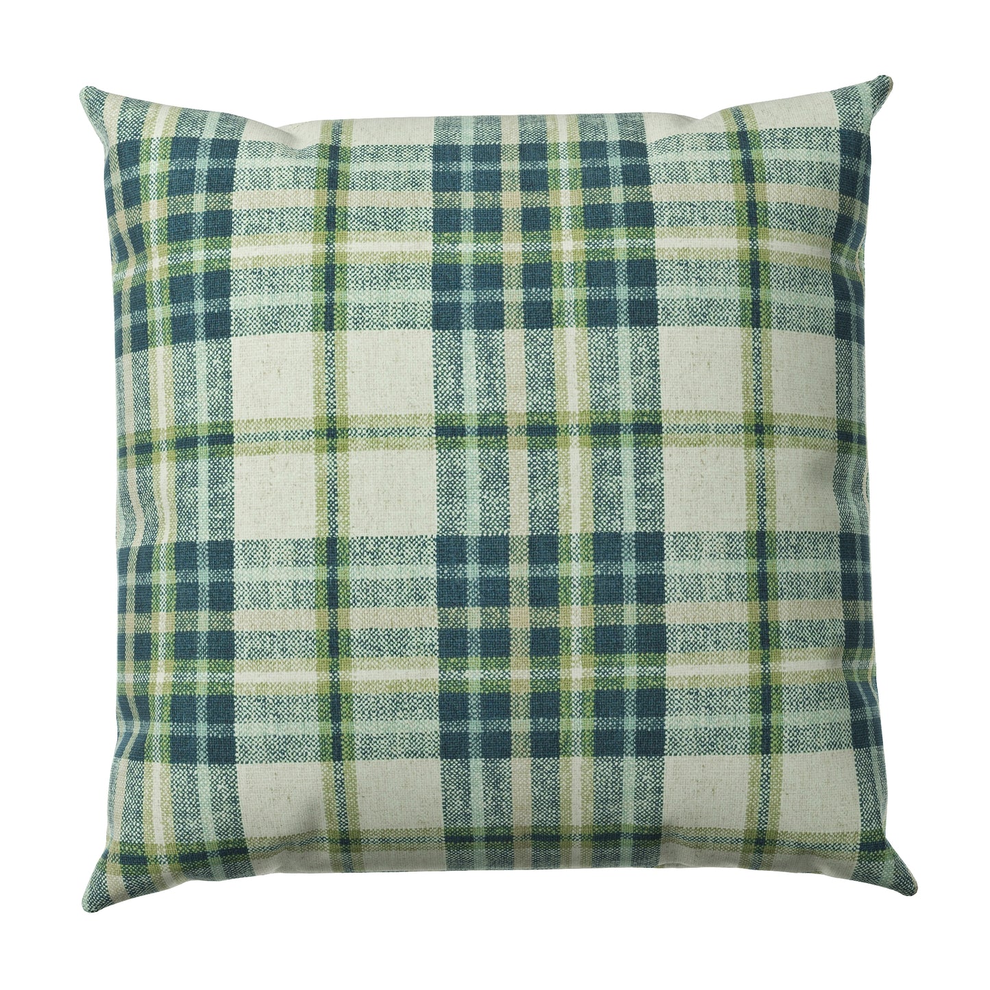 Throw Pillow in Summer Plaid - Twilight