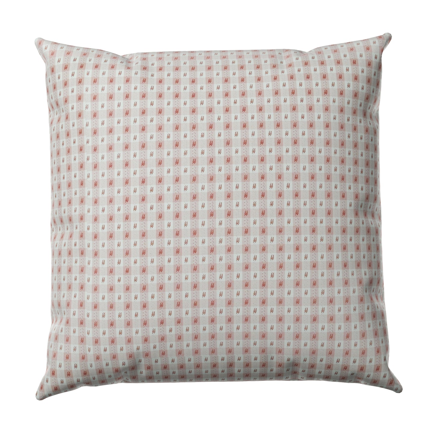 Euro Sham in Luxe Gingham - Blush