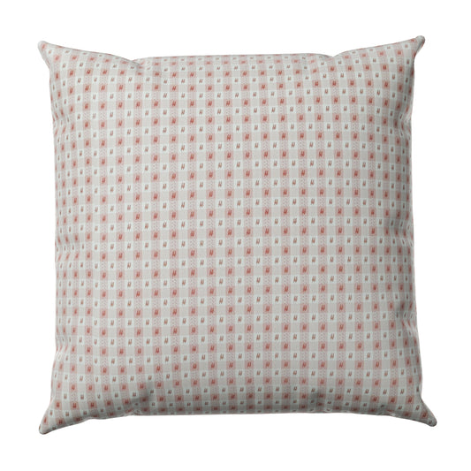 Euro Sham in Luxe Gingham - Blush