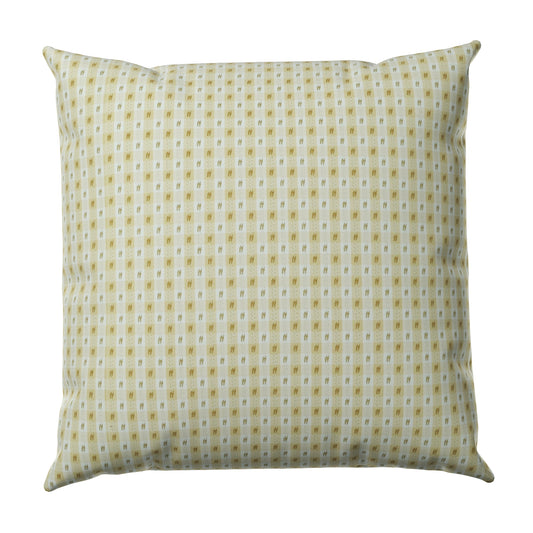 Throw Pillow in Luxe Gingham - Butter