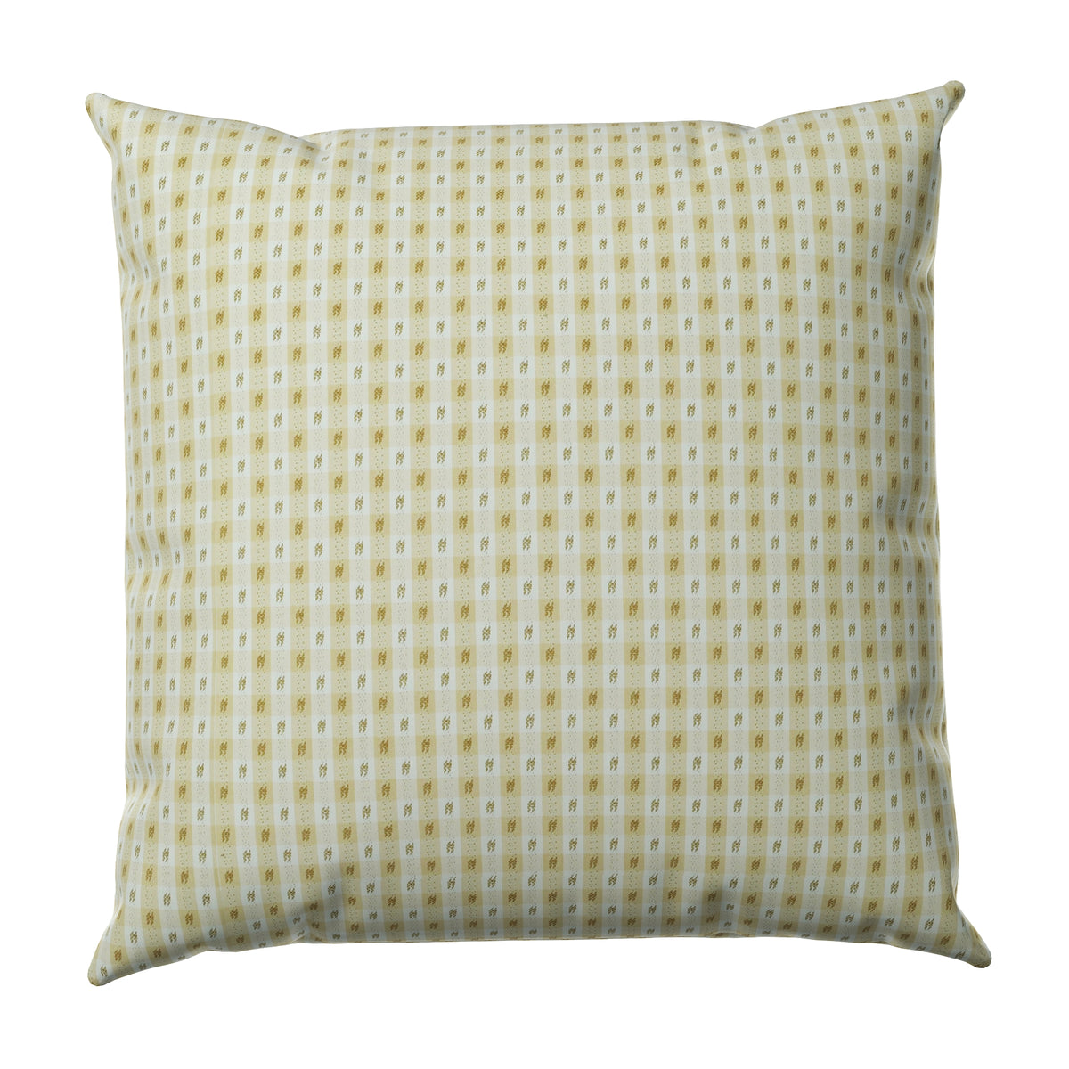 Euro Sham in Luxe Gingham - Butter