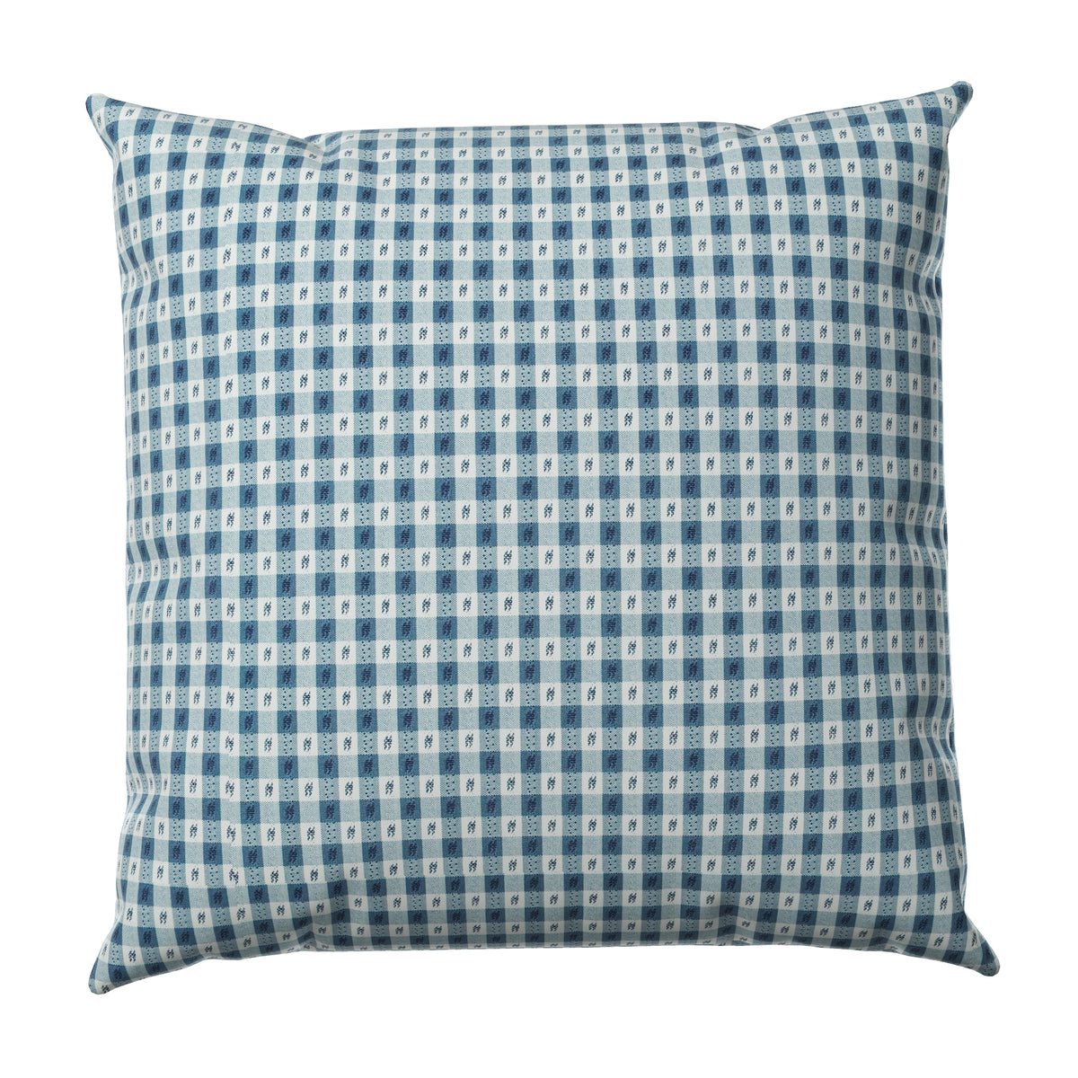 Euro Sham in Luxe Gingham - Chambray