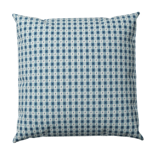 Euro Sham in Luxe Gingham - Chambray