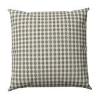 Throw Pillow in Luxe Gingham - Chocolate