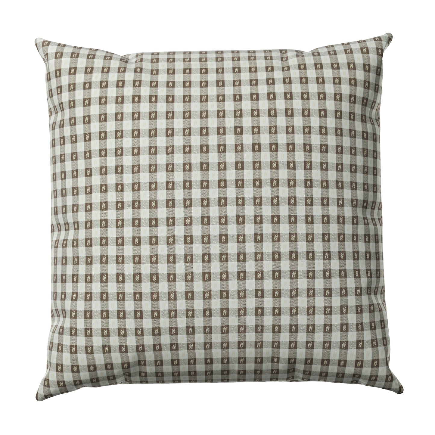 Euro Sham in Luxe Gingham - Chocolate