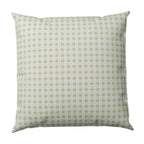 Throw Pillow in Luxe Gingham - Wheat