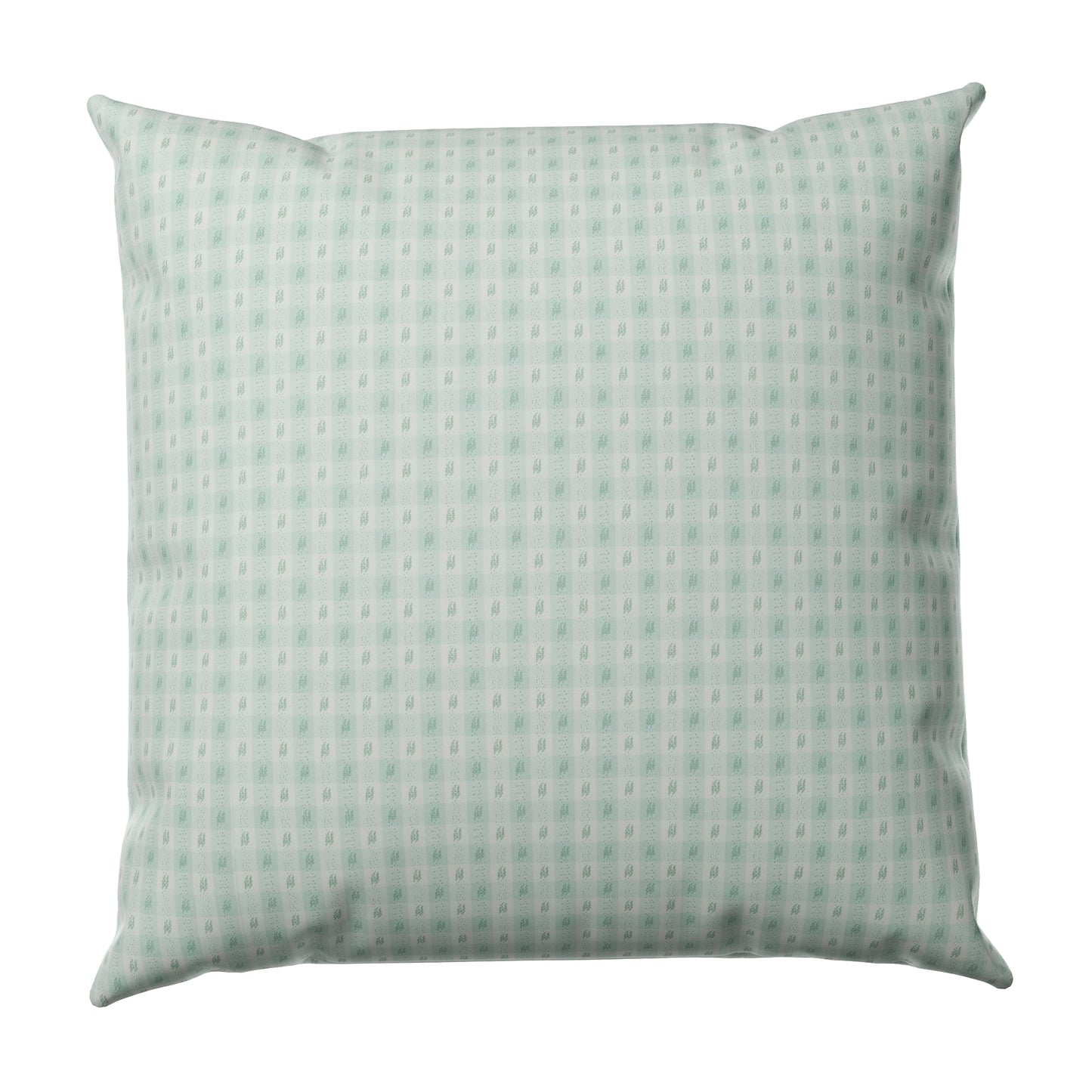 Euro Sham in Luxe Gingham - Spa