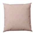 Throw Pillow in Woven Cotton - Pink