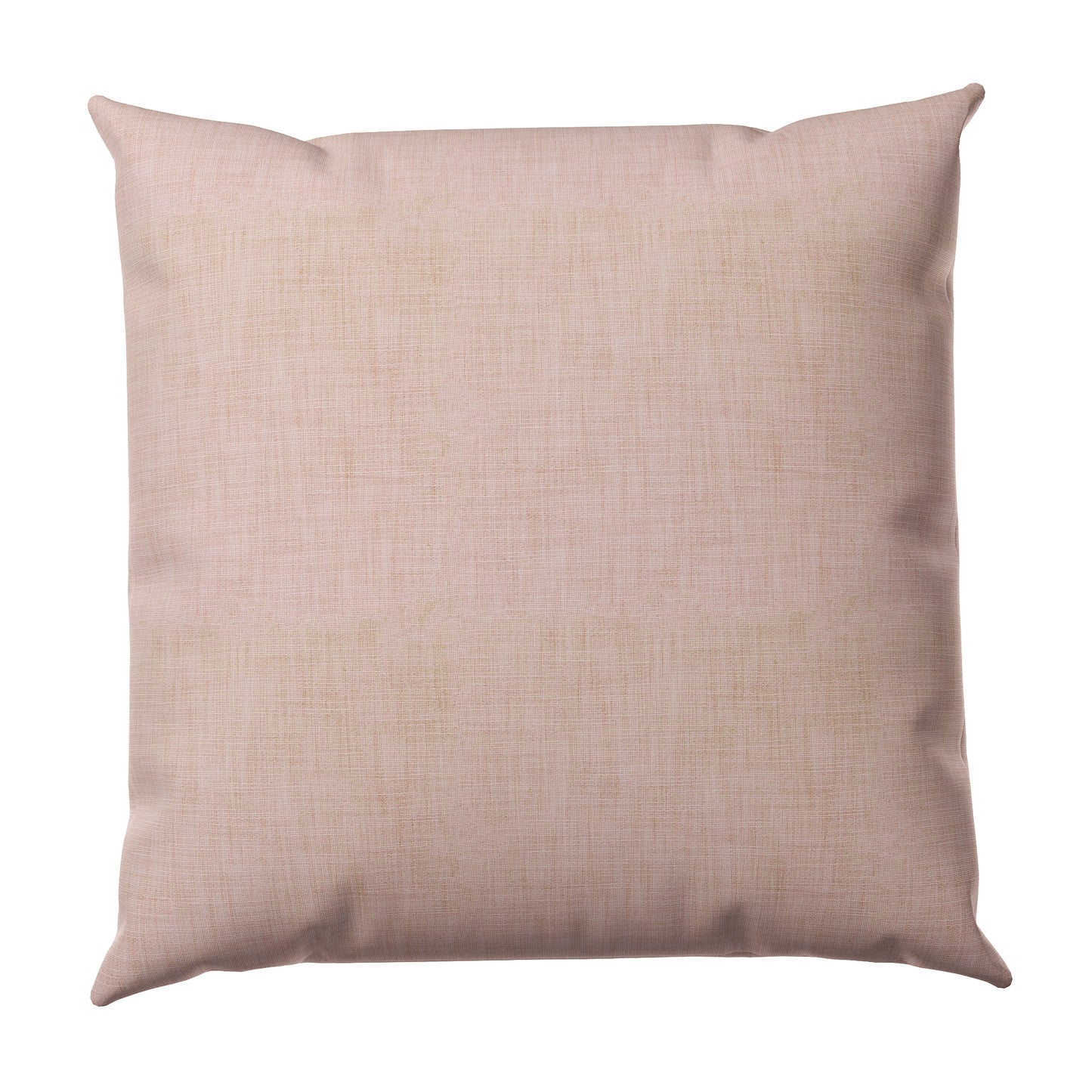 Throw Pillow in Woven Cotton - Pink