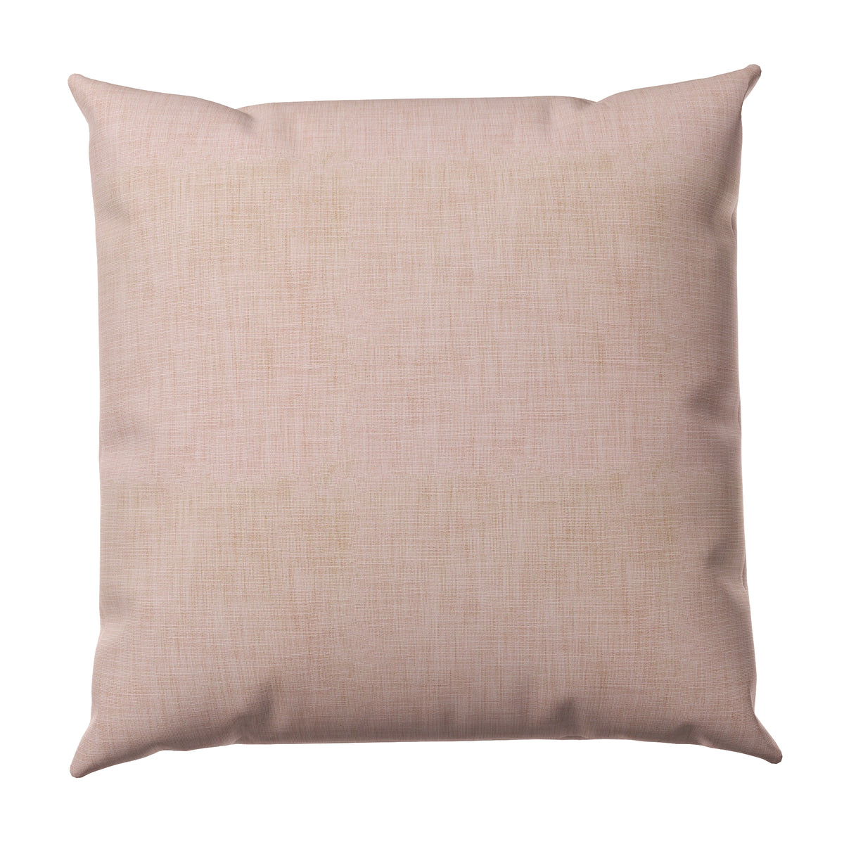 Throw Pillow in Woven Cotton - Pink