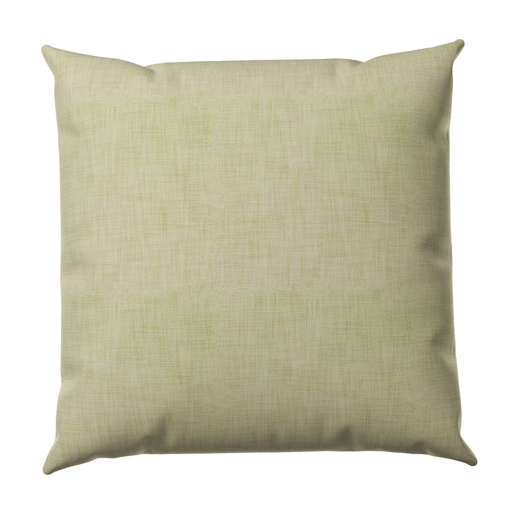Throw Pillow in Woven Cotton - Sand