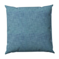 Throw Pillow in Woven Cotton - Deep Blue