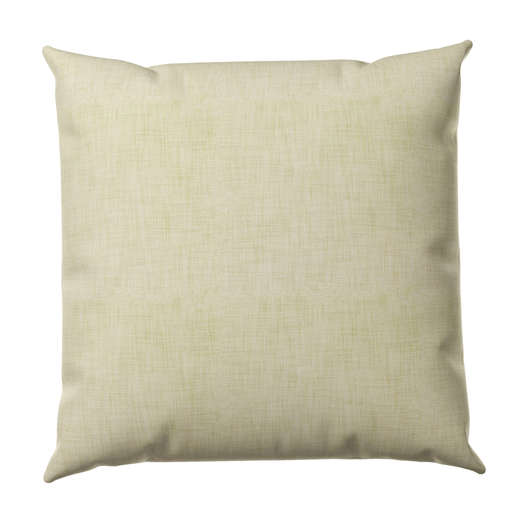Throw Pillow in Woven Cotton - Beige