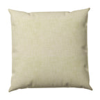 Throw Pillow in Woven Cotton - Beige