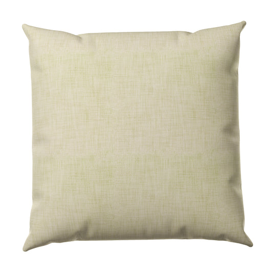 Throw Pillow in Woven Cotton - Beige
