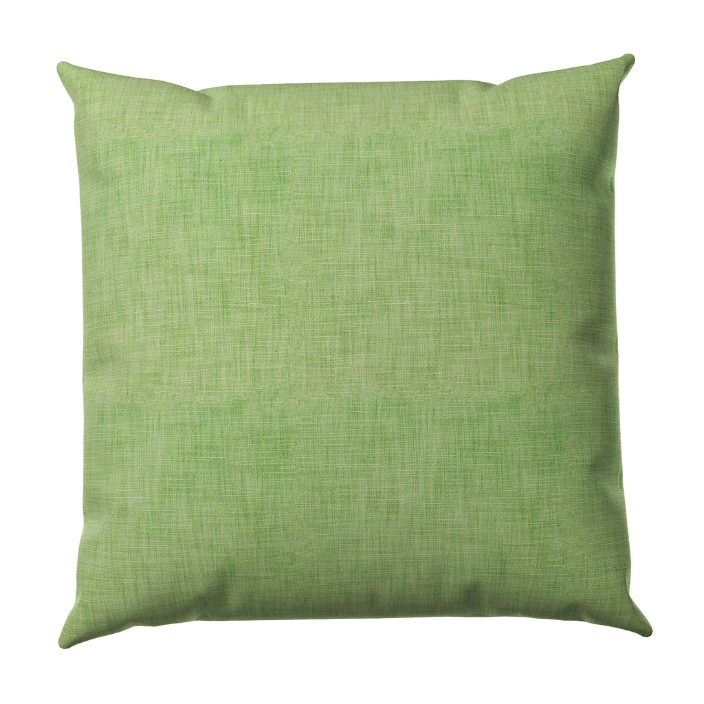 Euro Sham in Woven Cotton - Green