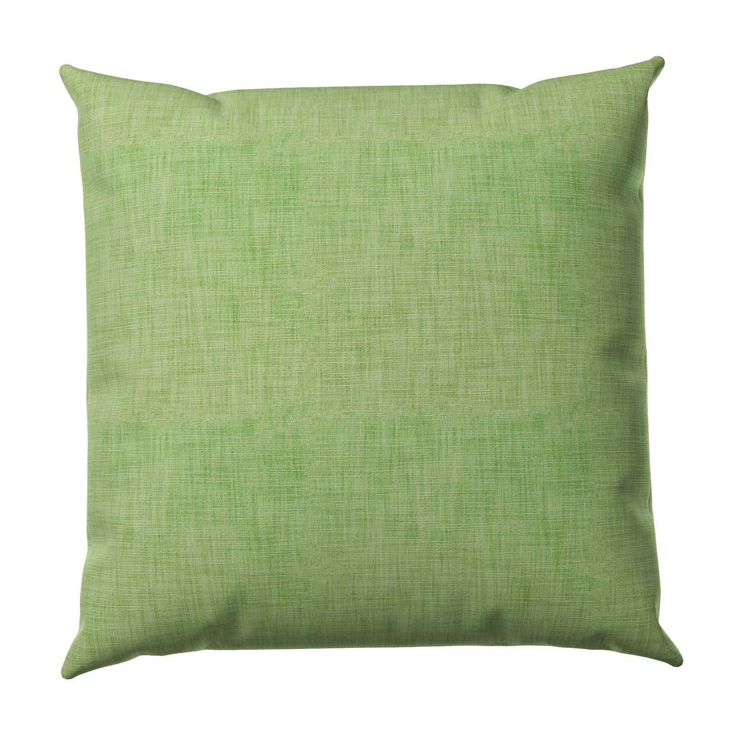 Throw Pillow in Woven Cotton - Green