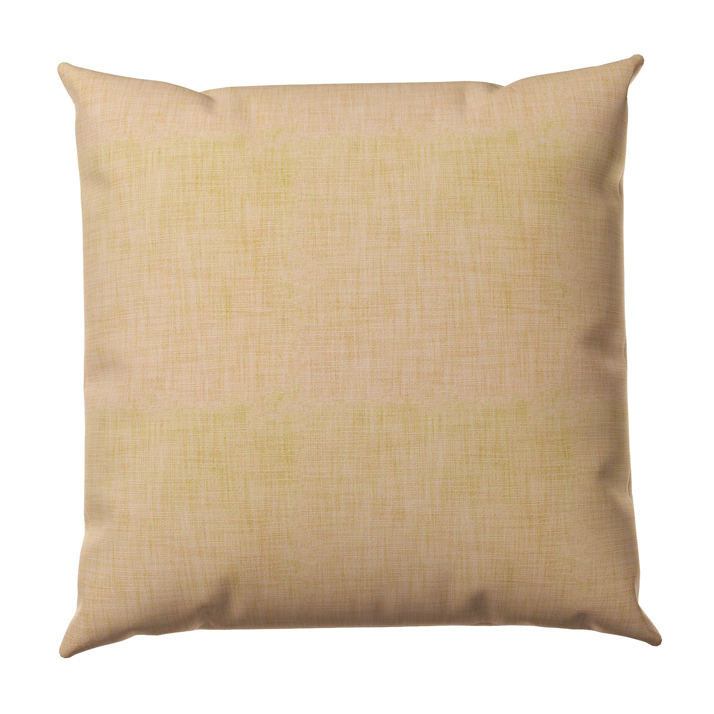 Throw Pillow in Woven Cotton - Melon
