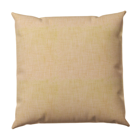 Throw Pillow in Woven Cotton - Melon