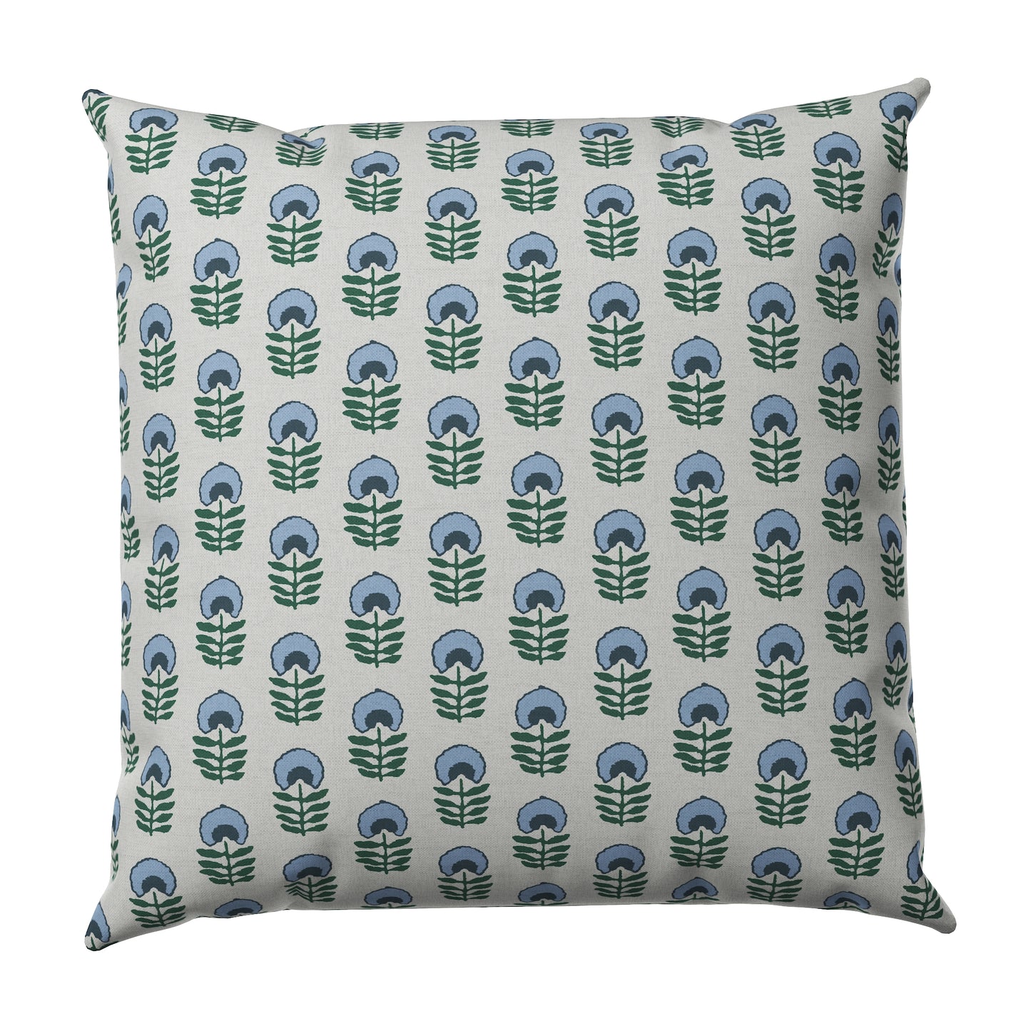 Euro Sham in Mini Florals - Forest