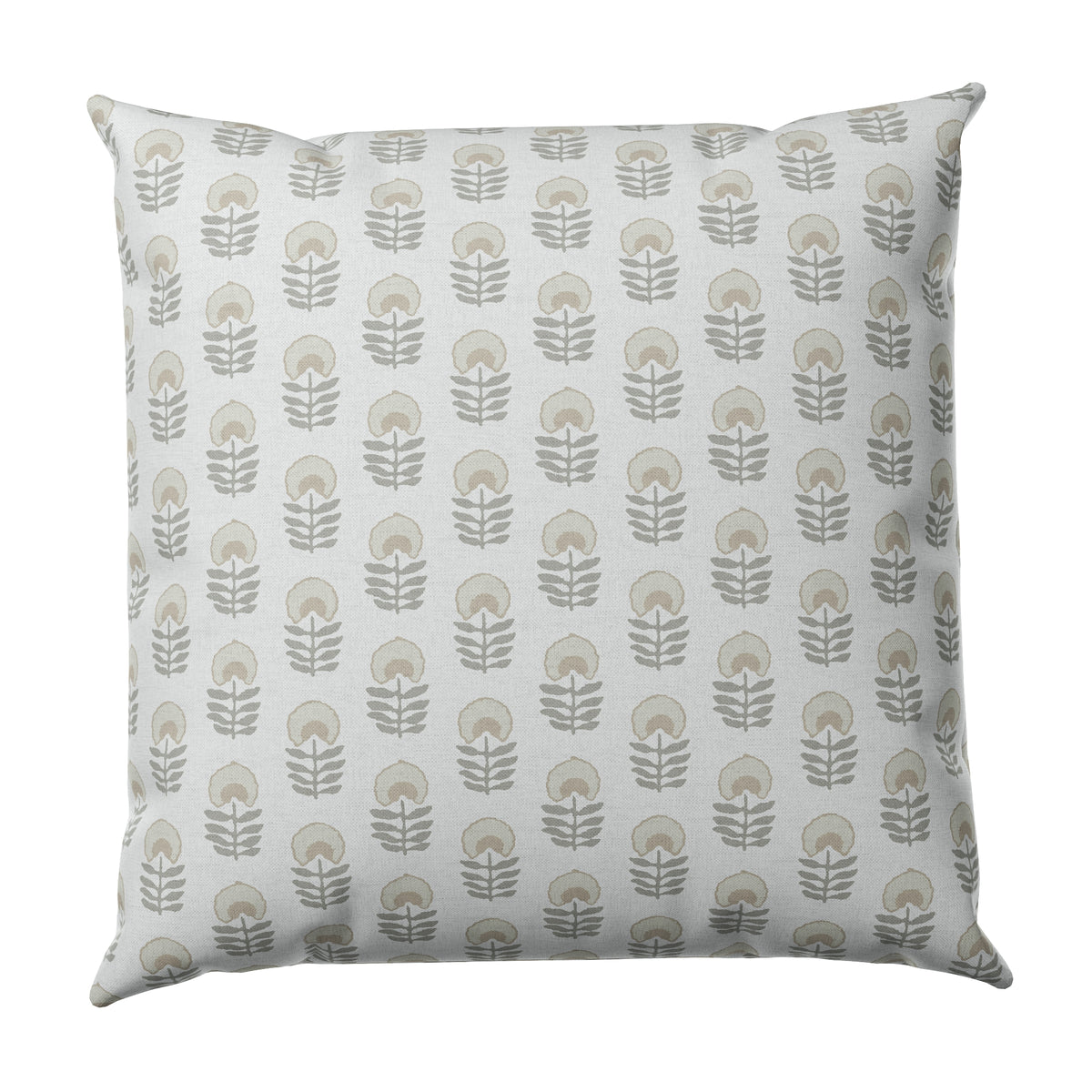 Euro Sham in Mini Florals - Ivory