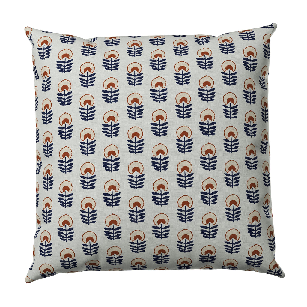 Throw Pillow in Mini Florals - Pottery