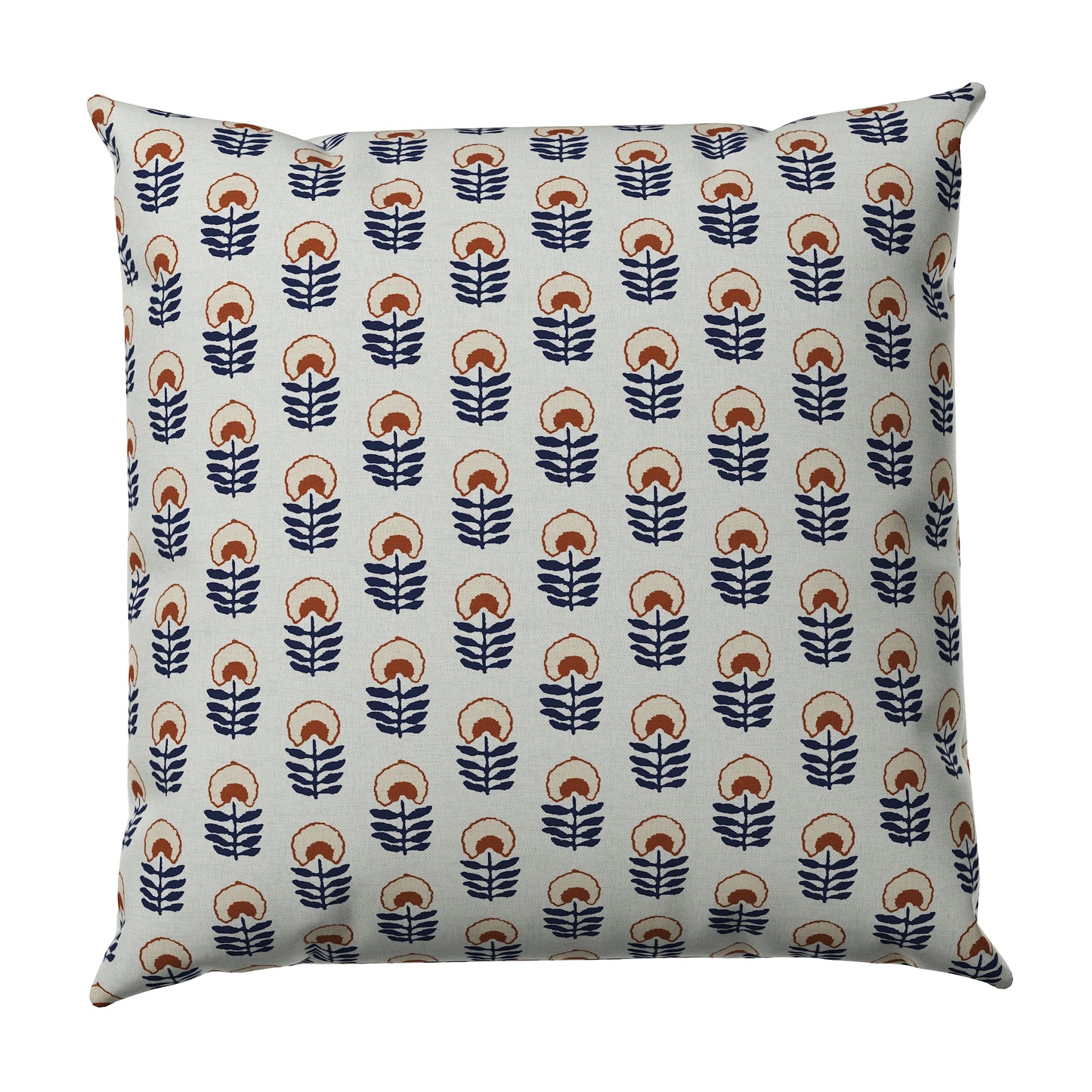 Euro Sham in Mini Florals - Pottery