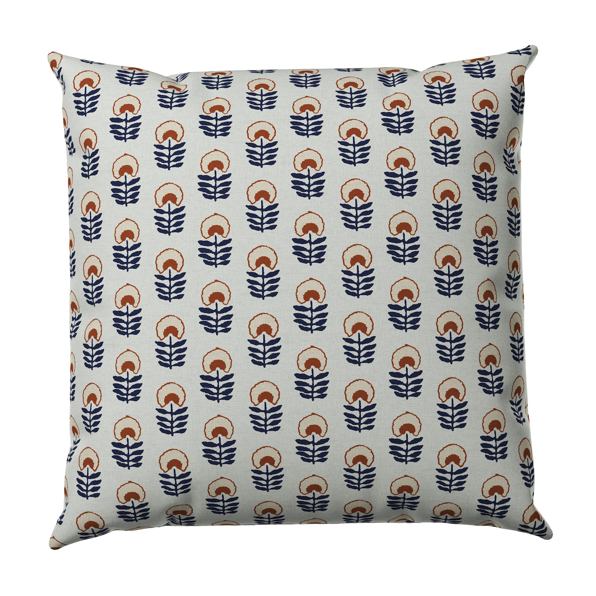 Euro Sham in Mini Florals - Pottery