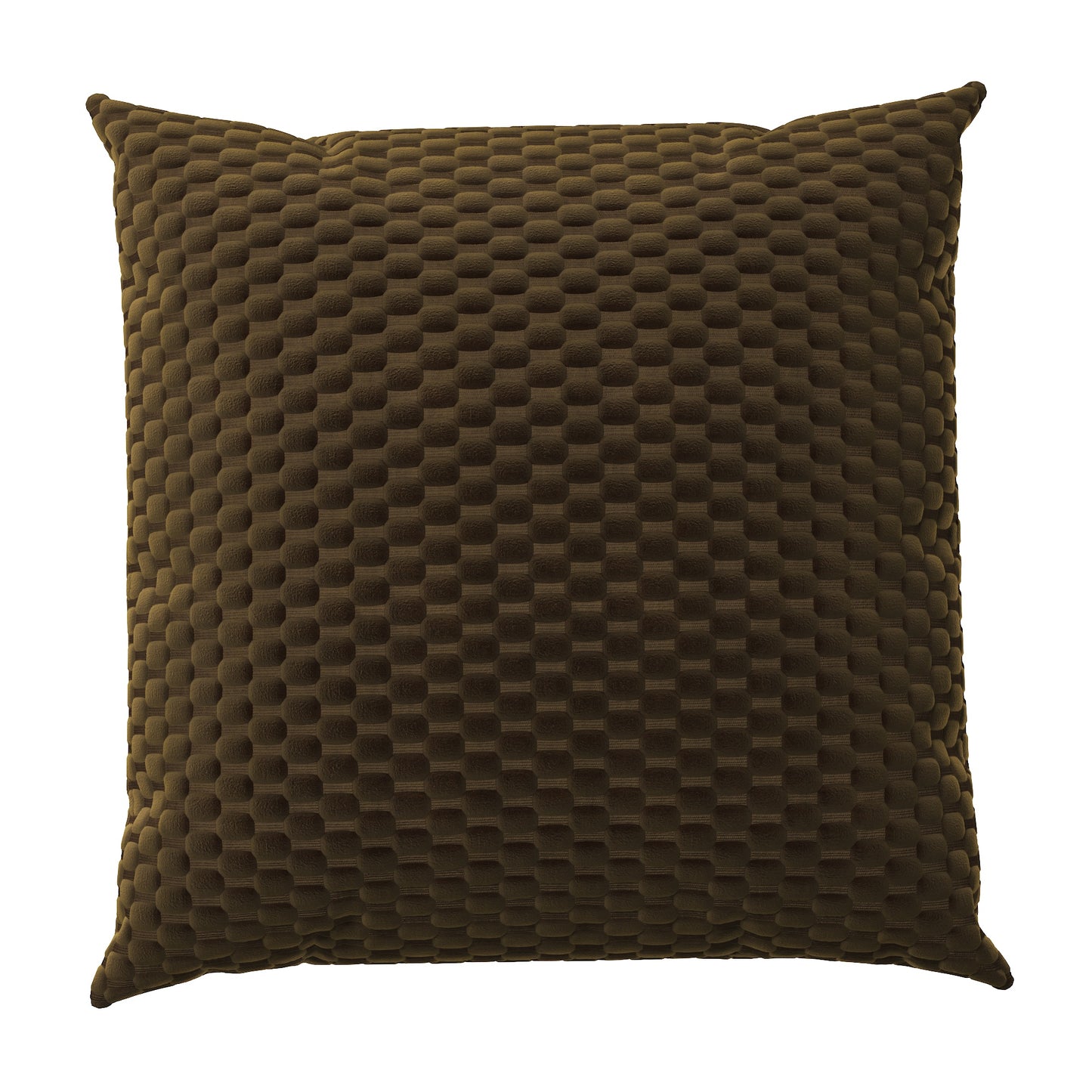 Throw Pillow in Check Mate - Ganache