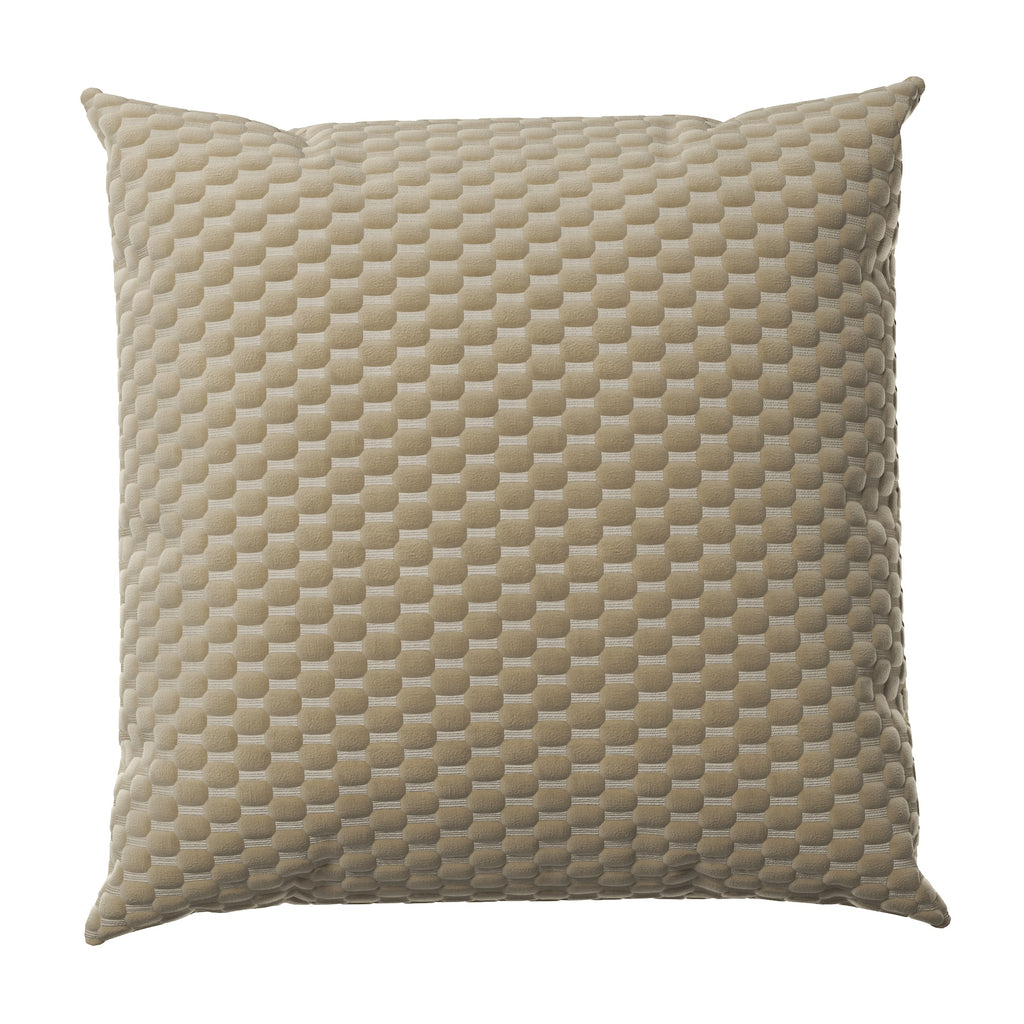 Throw Pillow in Check Mate - Cream