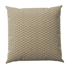 Throw Pillow in Check Mate - Cream