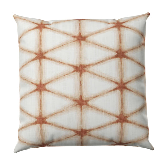 Throw Pillow in Point Taken - Coral